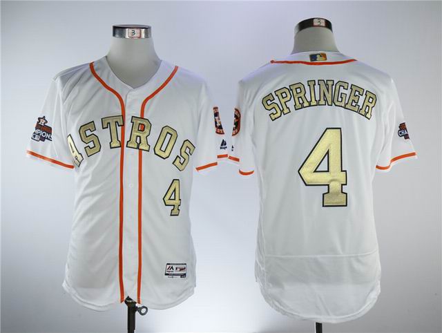 2017 world championship Houston Astros gold jerseys-028